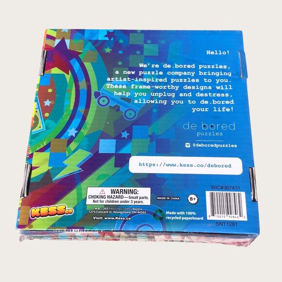 Frenchie Dog 500 Piece Jigsaw Puzzle De Bored Puzzles Puppy Bulldog New - Picture 2 of 2